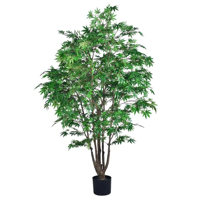 Dracaena Marginata - Árbol de Arce Verde Artificial de