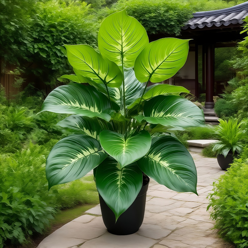 Monstera Adansonii - 1 unidad de plantas artificiales realistas