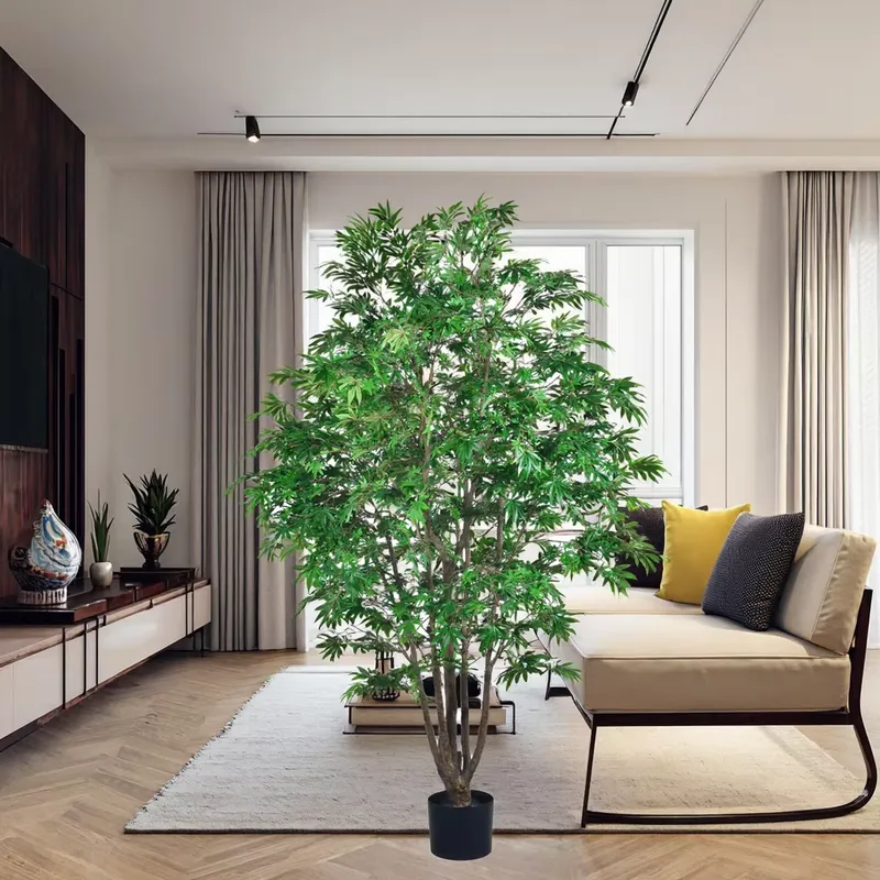 Árbol de Arce Verde Artificial - Dracaena Marginata reseña y precio