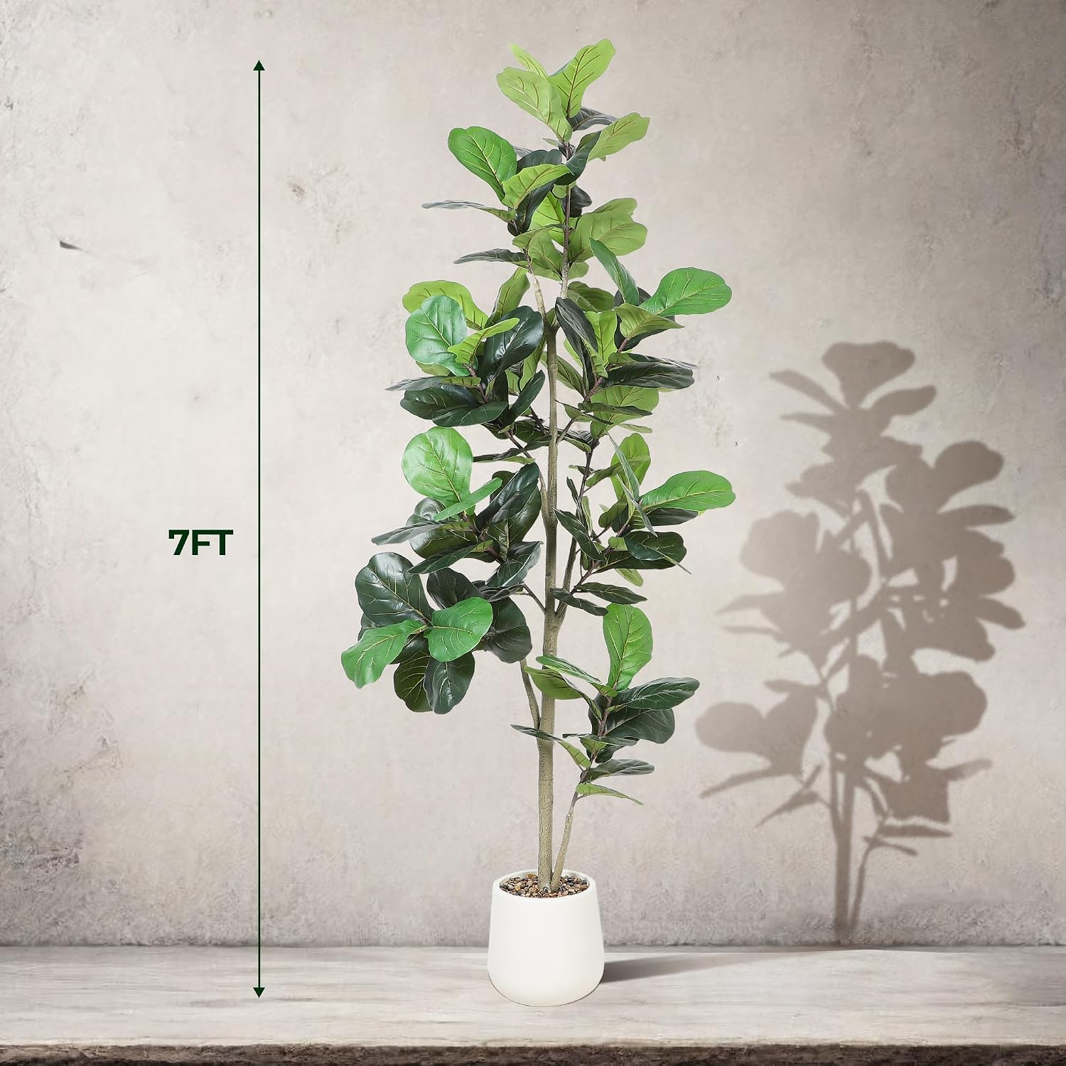 Árbol Artificial de Hoja de Fi - Ficus Lyrata Tree reseña y precio